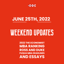 Weekend Updates (June 25th 2022)