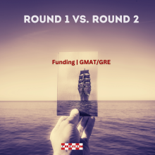Round 1 or Round 2 MBA Application - Consider Funding & Your GMAT/GRE Mock Scores
