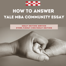 How to Answer Yale MBA Community Essay