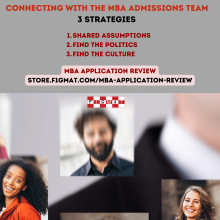 Connecting with the MBA Admissions Team - 3 Strategies