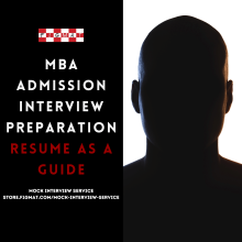 MBA Admission Interview Preparation – Resume as a Guide